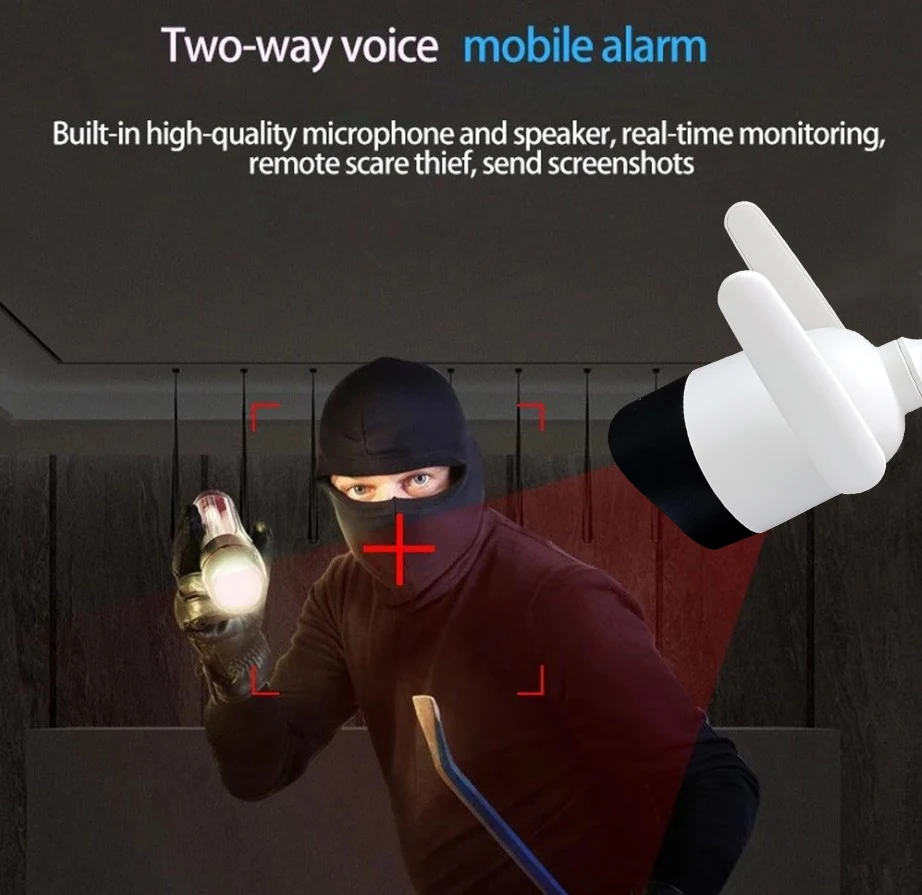 Tuya Smart Life Cloud Wireless Wifi IP Outdoor Camera 2MP Intelligent Auto Tracking Of Human1080P IP66 Waterproof