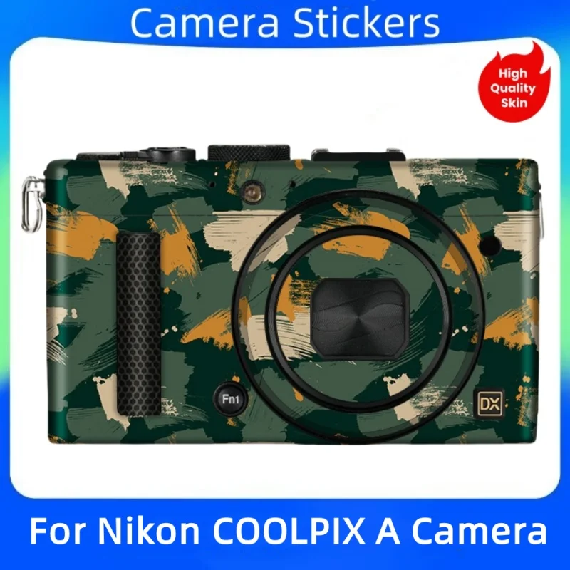 لنيكون COOLPIX ملصق مائي لكاميرا الجلد الفينيل التفاف فيلم المضادة للخدش حامي معطف CoolpixA ملصق مخصص #1