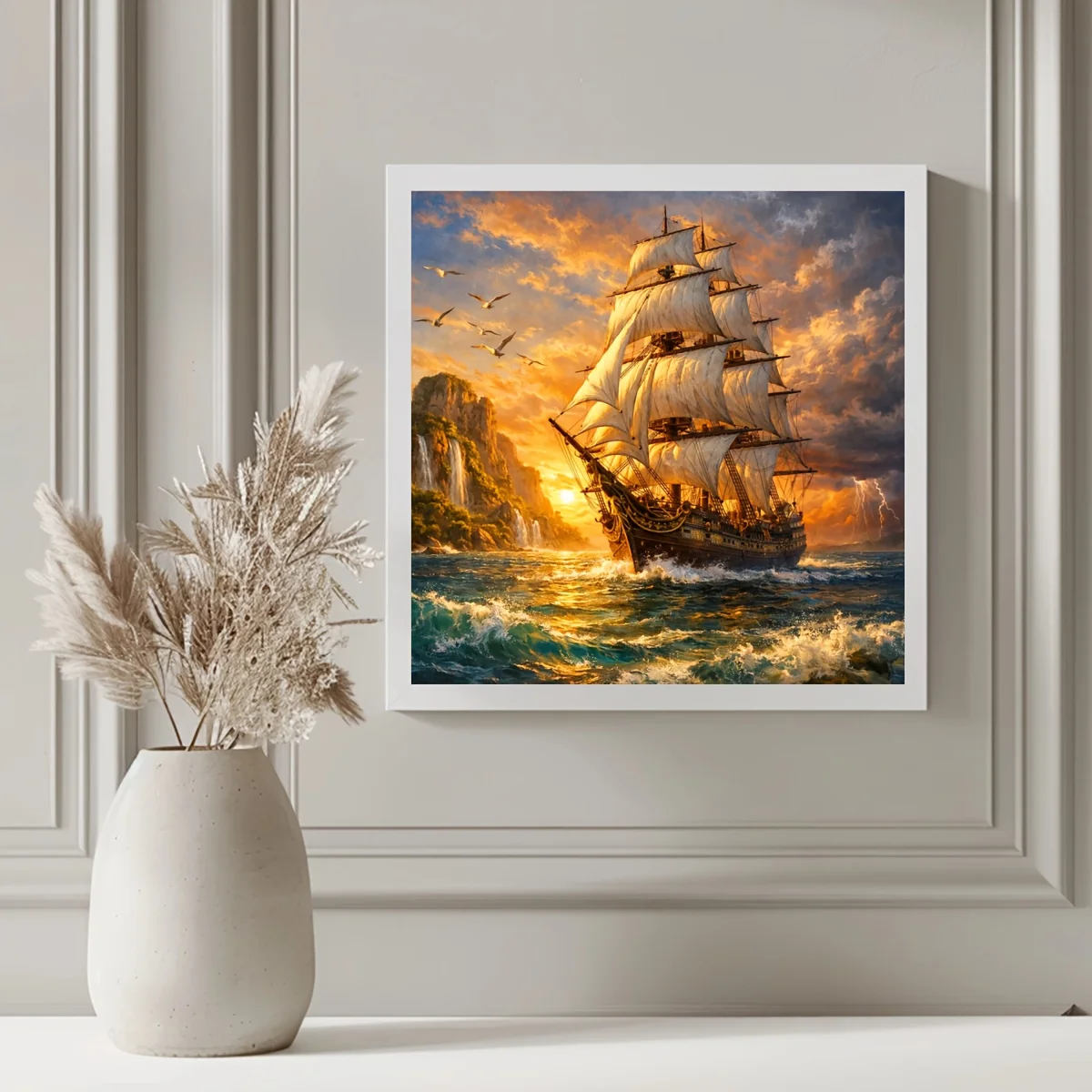 

Sailing Boat on The Sea Jigsaw Puzzle 500/1024 PCS Holiday Stress Relieving Fun Games Home Decor Holiday Gifts