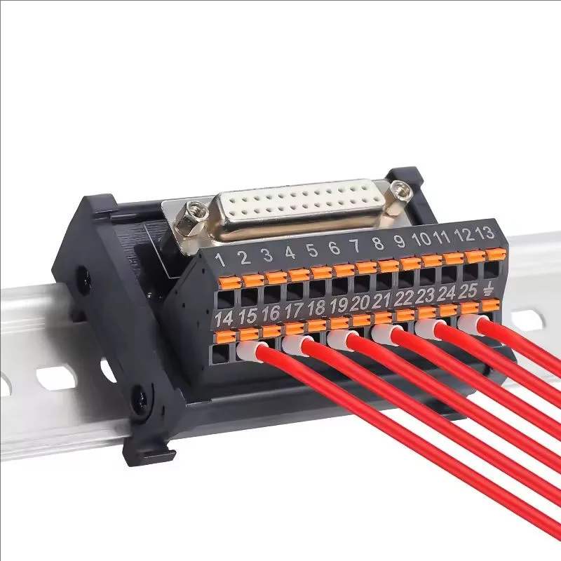 Spring terminals Save Wiring Split Terminal Block ECTB 10A Power Splitter PLC Terminal Block One to One One One to One10~64