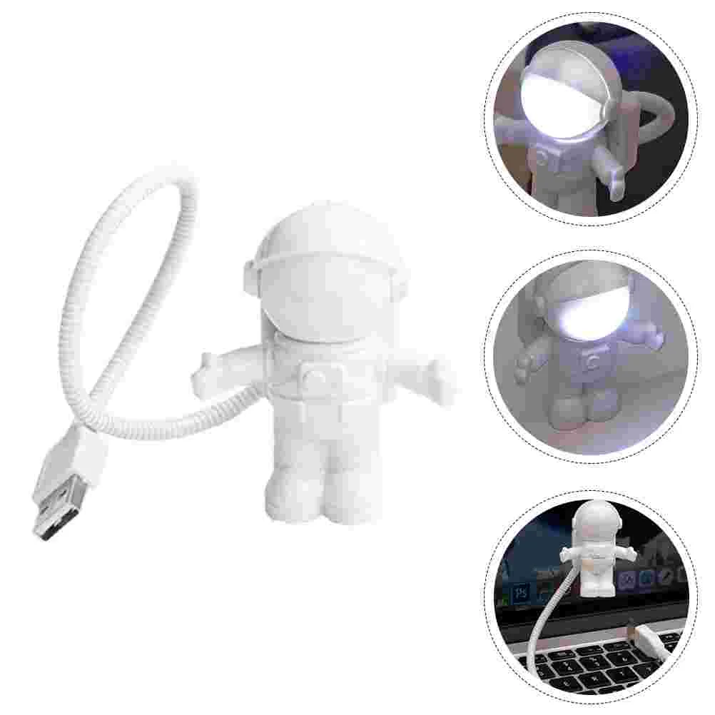 Astronaut Night Light USB Laptop Reading Computer Notebook Plastic LED Keyboard