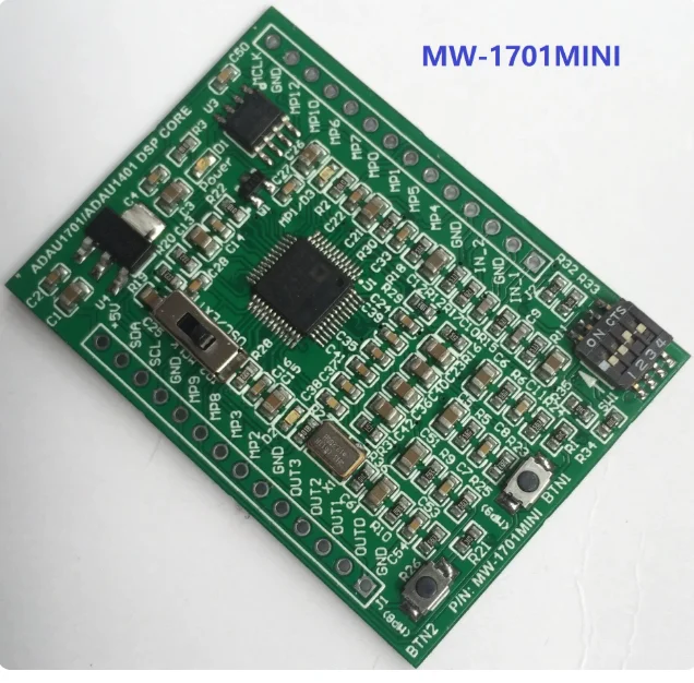 ADAU1701 SigmaDSP Mini Board 28-56bit Audio Processor I2S/SPI for SigmaStudio DIY