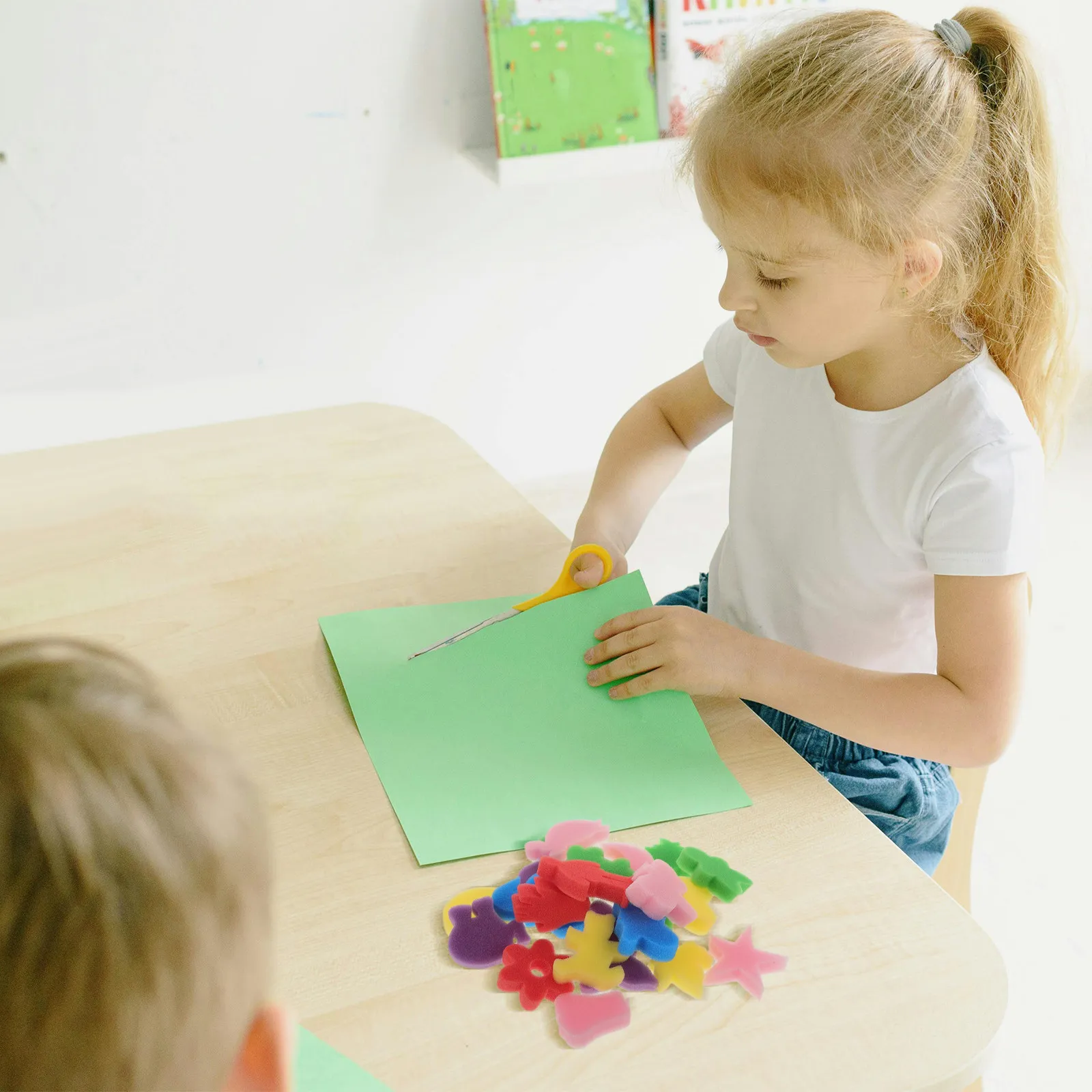 

Набор из 24 губчатых штампов для рисования, разноцветные губки для творчества, развивающие товары для детей 3-6 лет, штампы из морской губки для поделок своими руками