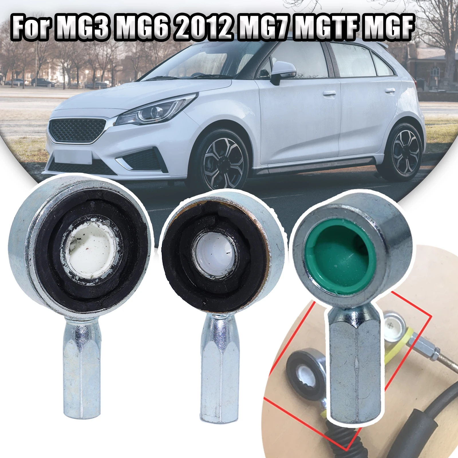 

For MG3 MG6 2012 MG7 MGTF MGF MT Gear Control Cable Linkage Bushing Shifter Lever Selector Connect End Grommet Clip Replace Part