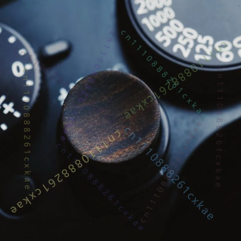 Universal Screw‑in Retro Wood Shutter Button Camera Accessory For Fujifilm For Leica Camera