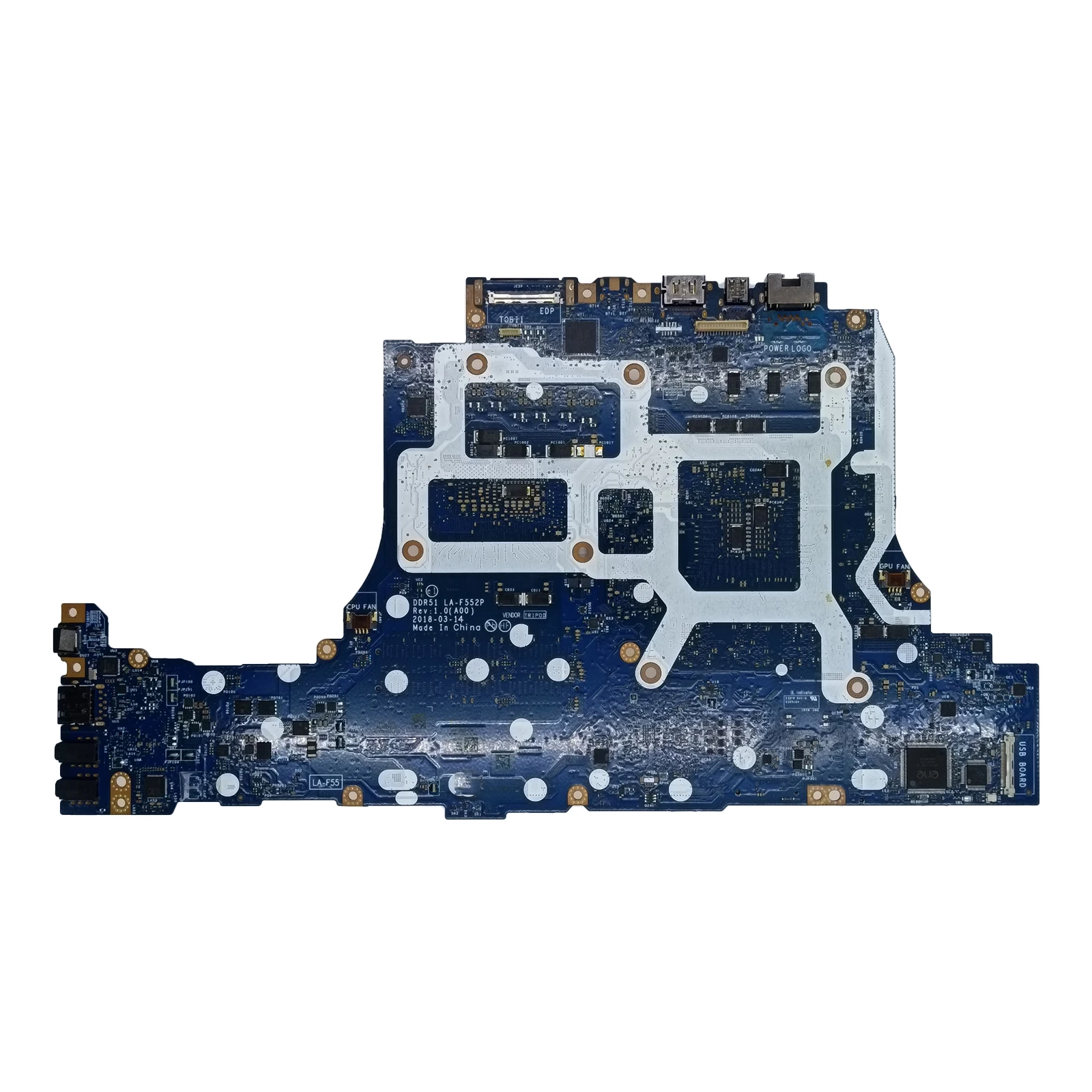 

0TK700 для Dell Alienware M17 R5, материнская плата для ноутбука SR3YY i7-8750H N17E-G3-A1, 8 ГБ GTX-1080, материнская плата DDR51 LA-F552P