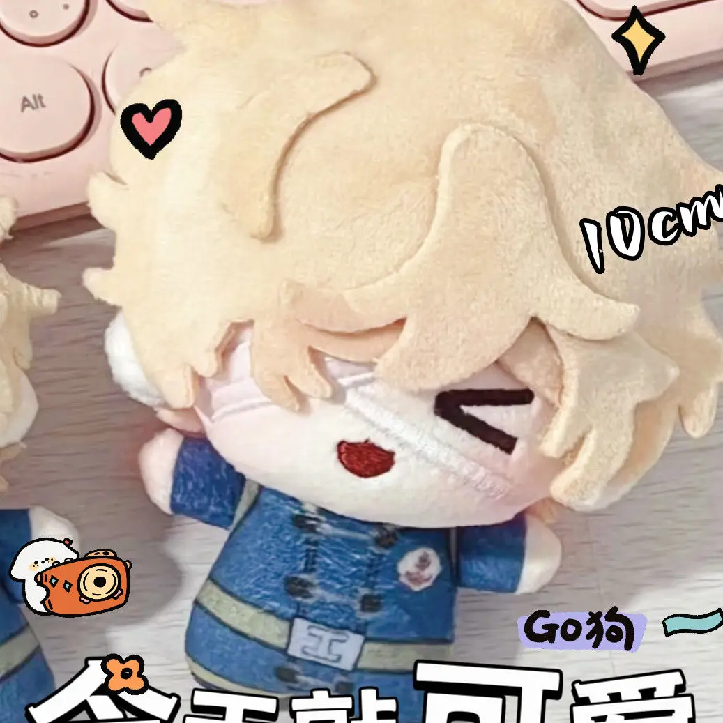 محشوة 10 سنتيمتر لعبة أنيمي الهوية الخامس لوكا نون إيما وودز نونو نمط البضائع الجسم أفخم دمية لعبة فستان ناعم القطن طفل هدية