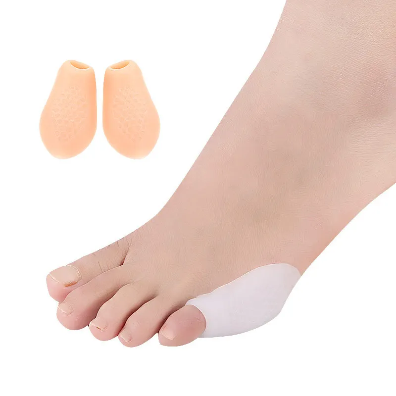 1Pair Silicone Little Toe Splitter Hammer Foot Care Separators Corns Callus Pain Relief Protector Hallux Valgus Bunion Corrector