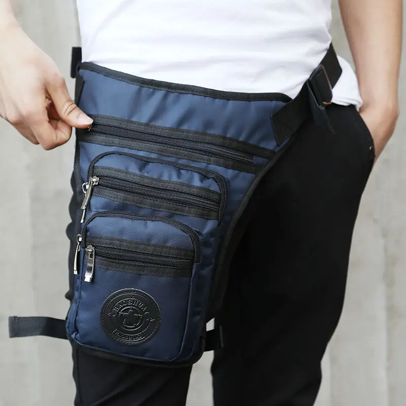 Bolsa de lona para homens, cinto de ombro Hip Bum Fanny, pacote de cintura para viagens, trekking, motocicleta, equitação, novo, mensageiro