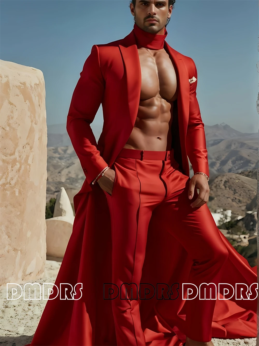 

Mens Formal Suit Dress with Pants, Elegant Satin Long Suit Jacket with Dress Tail, Wedding Suit Groom XXS-7X Made-to-Order