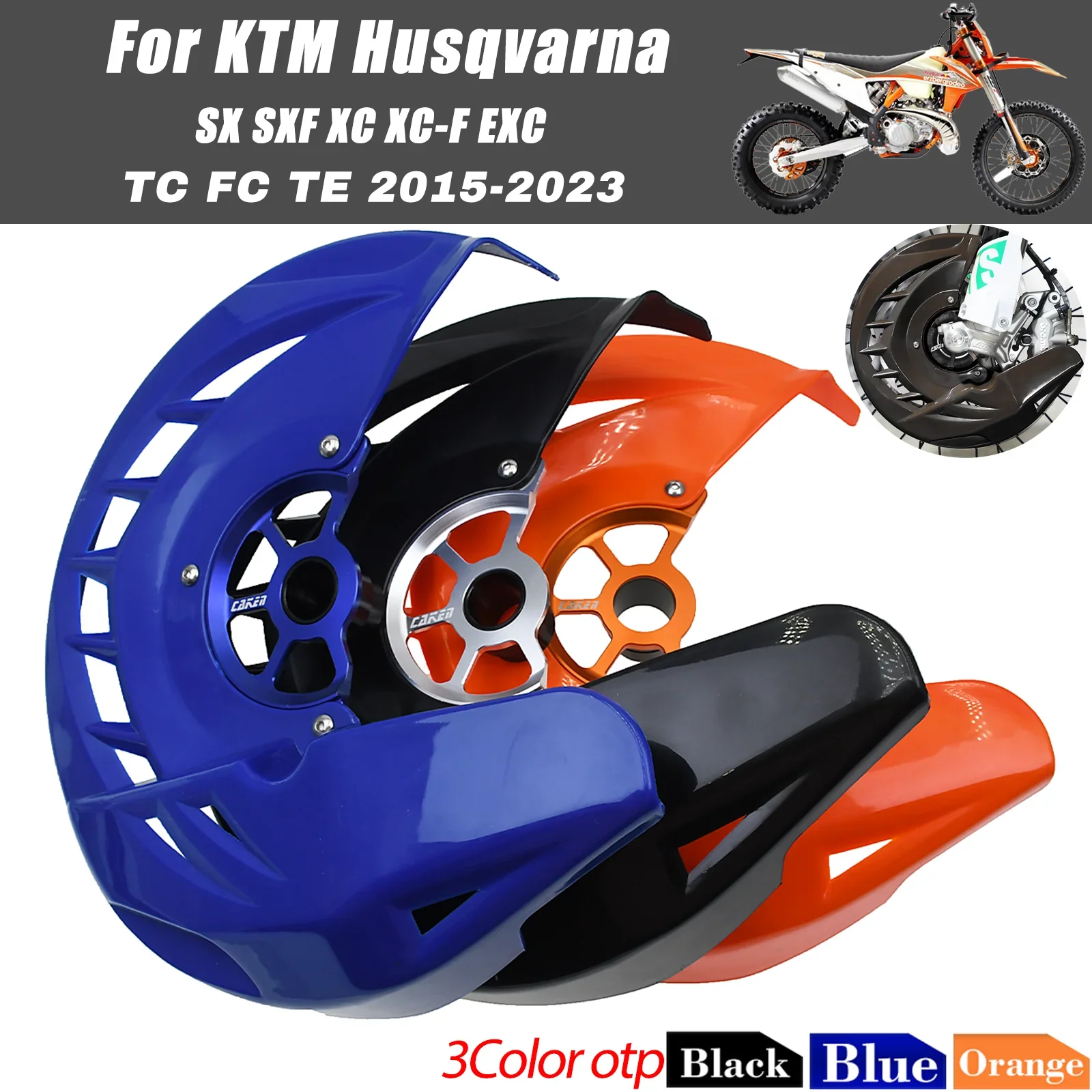 Front Brake Disc Guard For KTM EXC EXC-F 150 250 300 350 450 500 2015-2023 22mm 26mm Axle Off Road Protector