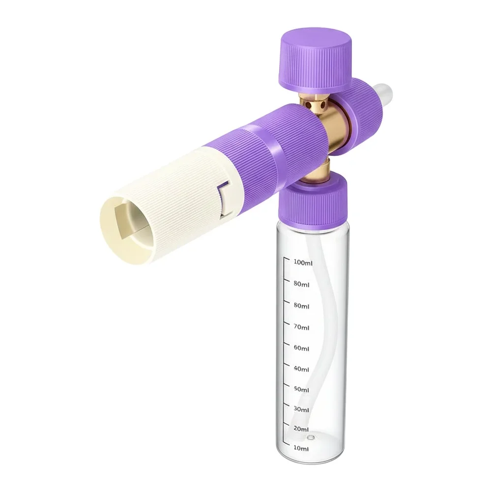 1PCS High-pressure Foam Spray Bottle Transparent 1/4 Quick-connect Interface Spray Bottle For Cleaning Gun-Professional Foam-Gun