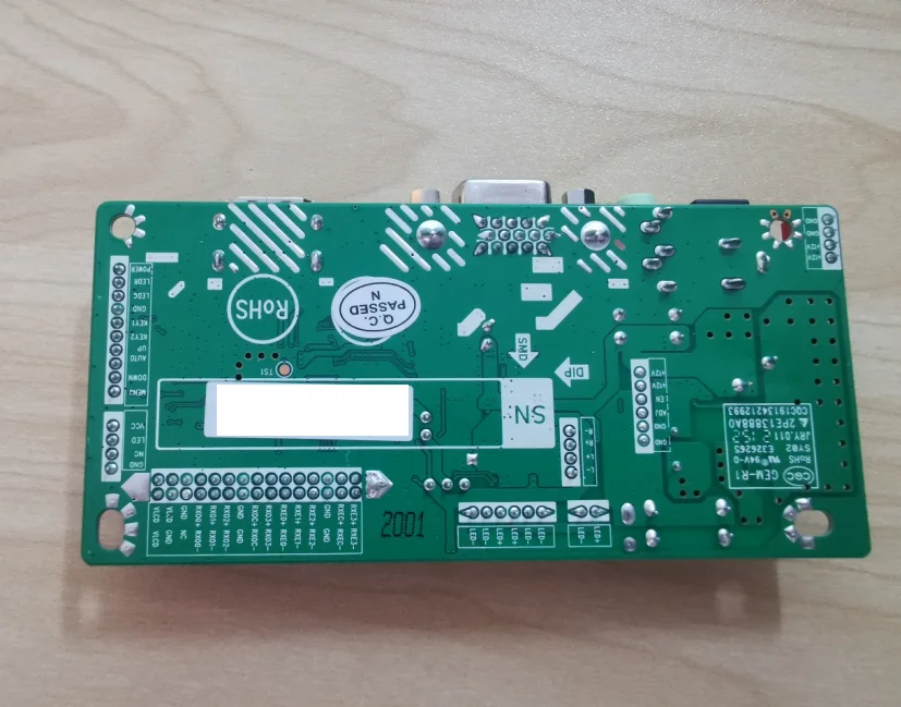 Imagem -02 - Jry hd Hdmi Mais Vga Placa de Driver da Tela do Lcd do Monitor do Desktop Placa-mãe com a Corrente Constante do Diodo Emissor de Luz Toda-em-uma Placa