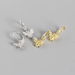 REETI 925 Sterling Silver Earrings Bees Stud Earrings Creative Hot Sexy Jewelry For Women Gift Customized Korean Earrings