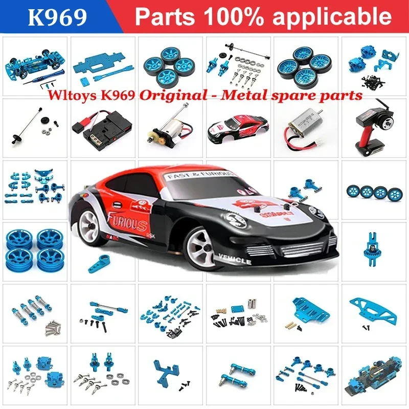 

Wltoys XK K989-49 K989-53 Wheel Rim Hub with Tire Tyre for K969 284131 K979 K989 K999 P929 P939 1/28 RC Car Spare Parts