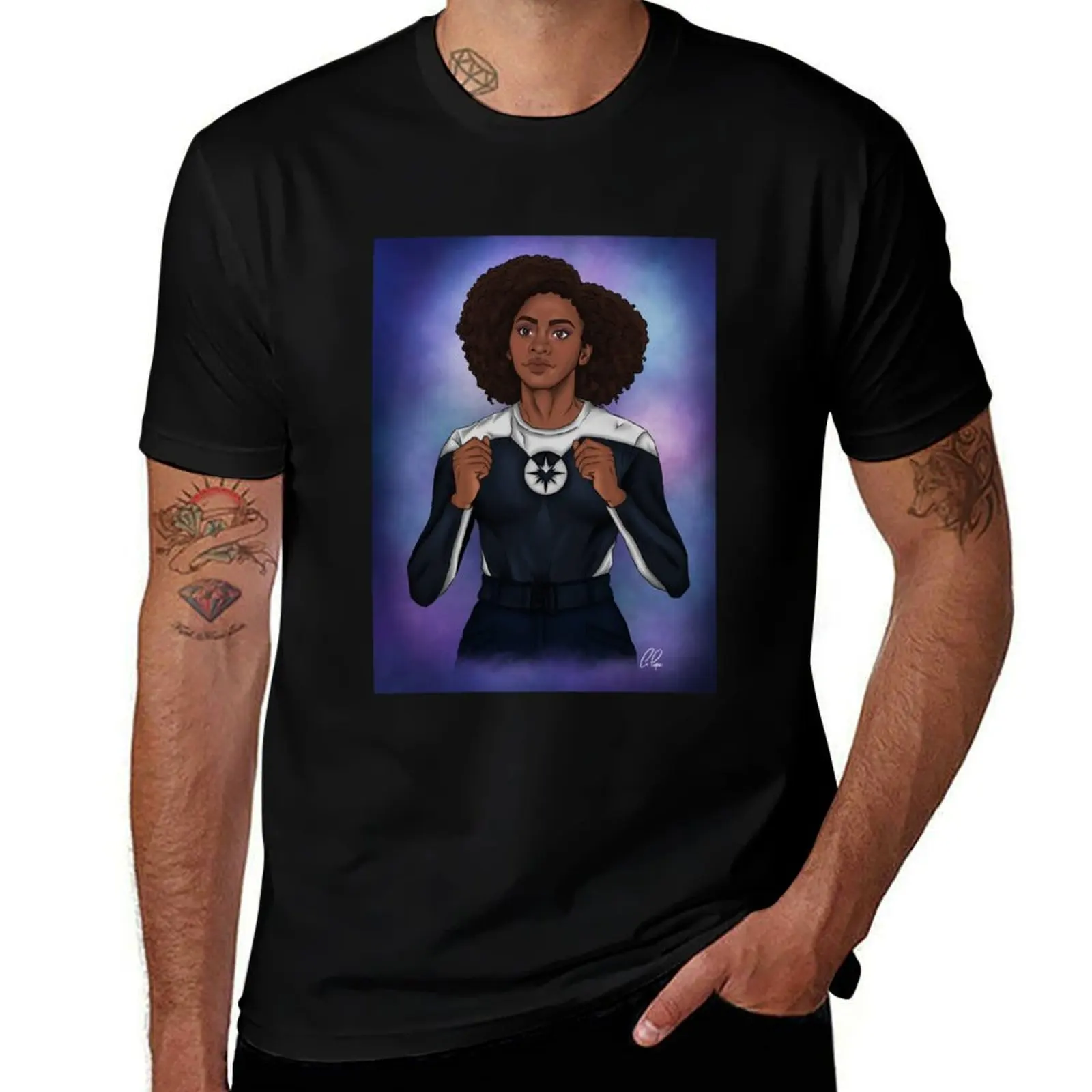 

Monica Rambeau - Captain T-Shirt t shirts for man graphic cars t shirts for man slim fit