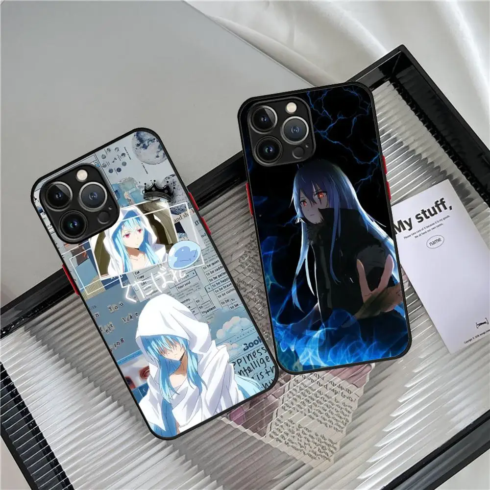 Rimuru Demon King Phone Case For iPhone 16 Pro Max 15 14 13 12 X XR XS XSMAX 8 7 Plus Skin Feel Scrub case