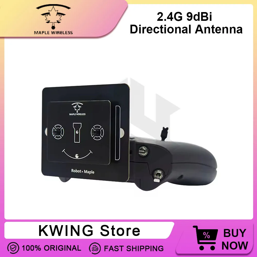 

Беспроводная направленная антенна Maple 2,4 ГГц 9dBi SMA/RP-SMA поляризованная для радиоконтроллеров Radiomaster, Jumper, SIYI, FPV