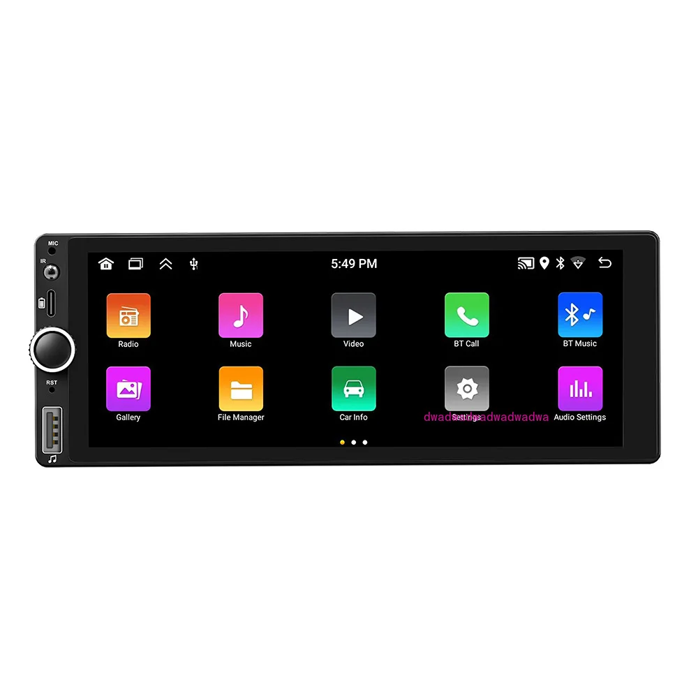 6.86 inch car Android GPS navigation high definition reversing image intelligent bluetooth all-in-one machine wireless carplay