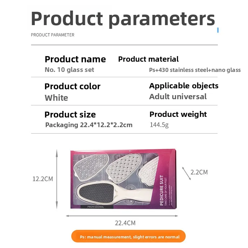 1PSet لوح فرك القدم أدوات العناية بالقدم المنزلية مقشر القدم الجمال المنزلية الجلد الميت الكيراتين طاحونة القدم طاحونة