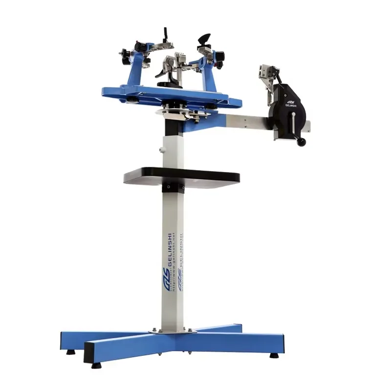 Hot Sale Professional Manual 16406 Stand Badminton Tennis Stringing Machine Vertical KG/LB Mark Hand Brake Stringing Machine