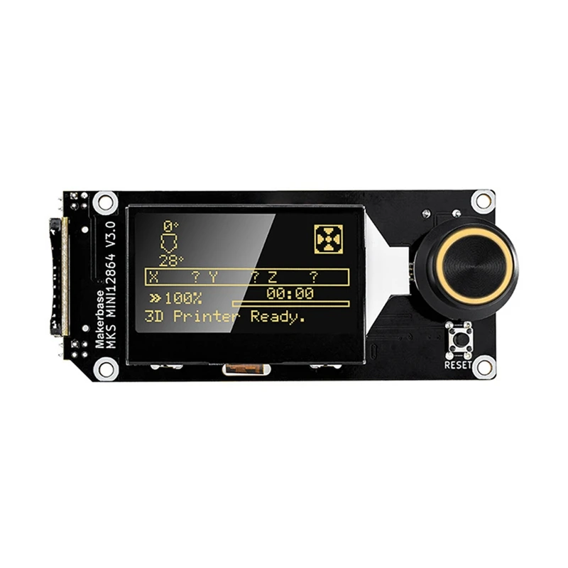 Pantalla de visualización inteligente LCD frontal para Makerbase MKS MINI12864 V3, inserto de tarjeta SD, reemplazo de impresora 3D, MKS, SKR, VORON Mini 12864