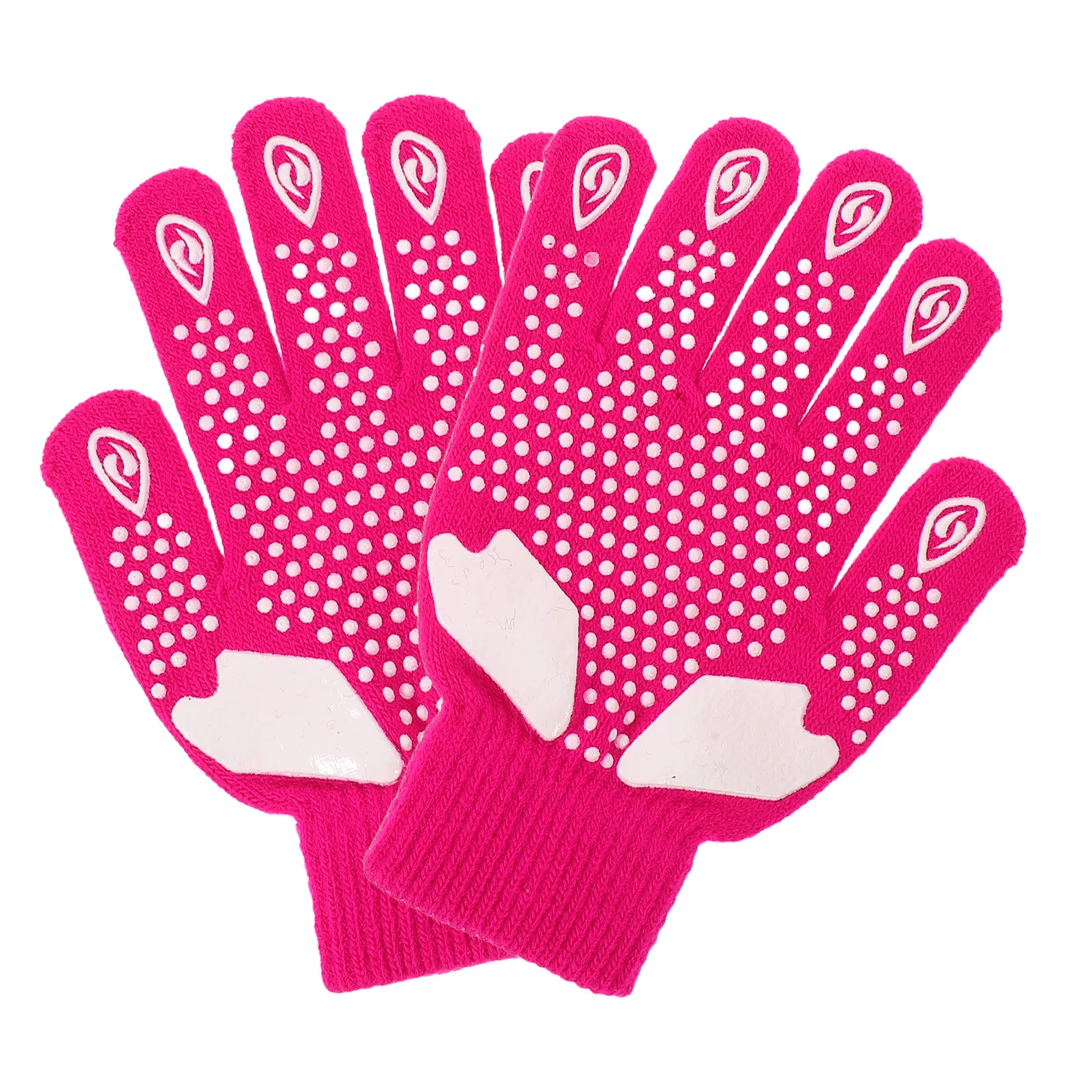 

1 Pair Figure Skating Gloves Non Slip for Women Thickened Palm Ice Skating Accessories Youth Practice Performance Safety