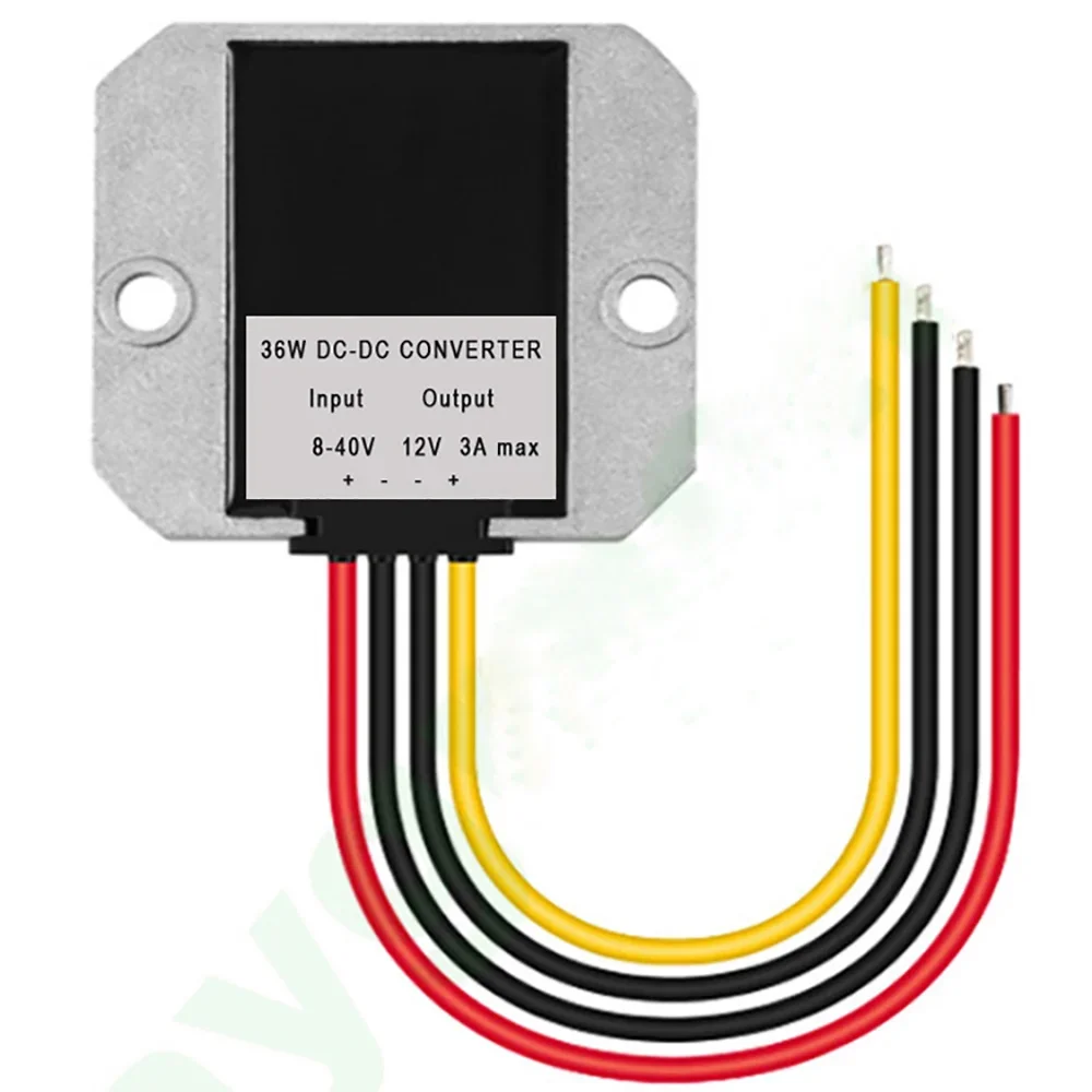 8-40V to 12V 3A Boost Buck Module Step Down / Up Voltage Stabilizer Reducer Regulator 36W DC-DC Converter for Car Solar