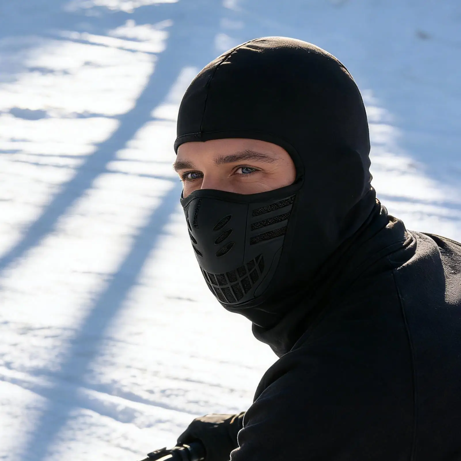 

Зимняя балаклава-маска: ветрозащитная, пылезащитная, теплая, дышащая защитная маска для мотоцикла, велосипеда, кросс-кантри