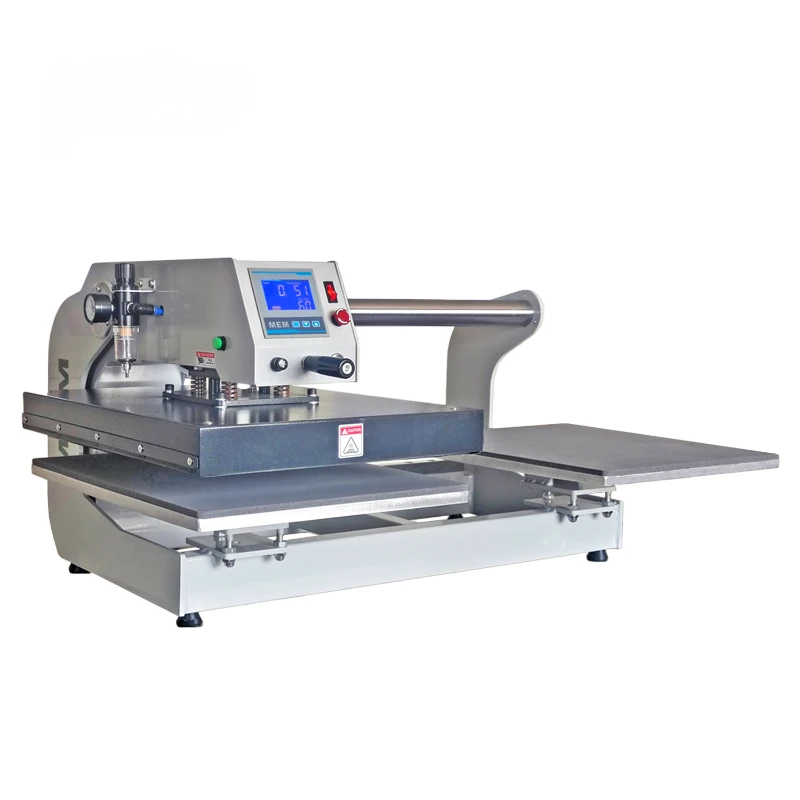 

T shirt Printing Sublimation Machine 16x20 40x50cm Semi Automatic Double Station Pneumatic Heat Press Machine