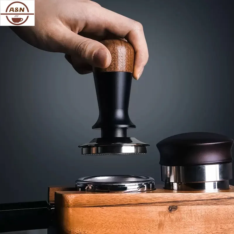 

Coffee Tamper 51/53/58mm,Spring Loaded Calibrated Espresso Tamper for Portafilter DelongHI, Breville, E61 Barista Accesories