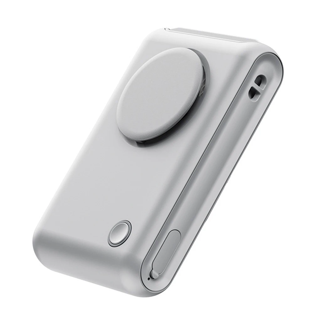 

Рюкзак Вентилятор Шея Ручной вентилятор Работа громкой связи Белый воздуховод Экстрактор Дизайн громкой связи Легкий материал