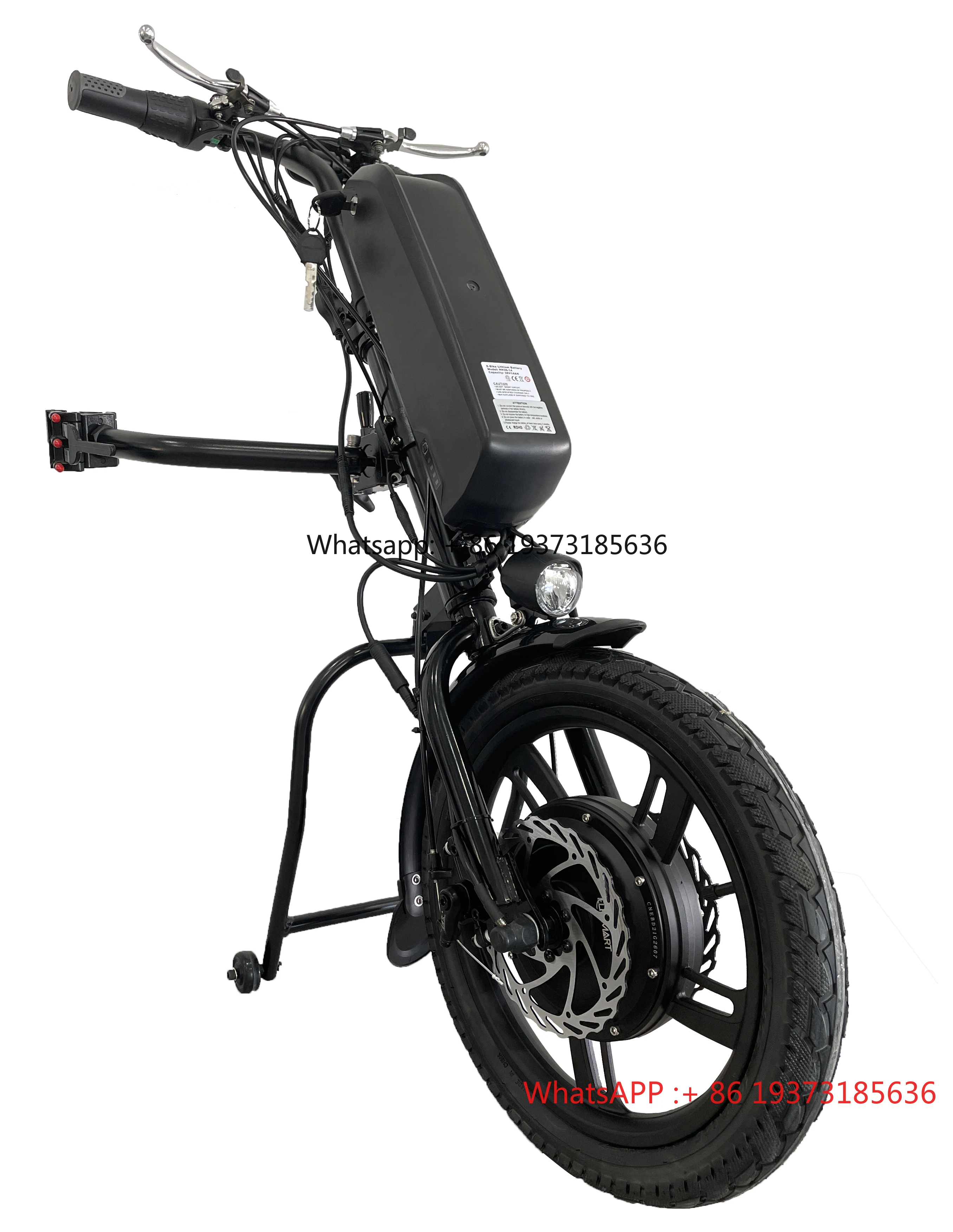 High Speed  500w Handbike Electric  Attachment Handcycle 16inch with 10.4ah Battery