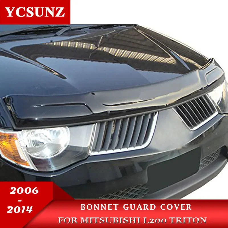 

Acrylic Bonnet Guard For Mitsubishi Triton L200 2006 2007 2008 2009 2010 2011 2012 2013 2014 Car Accessories YCSUNZ