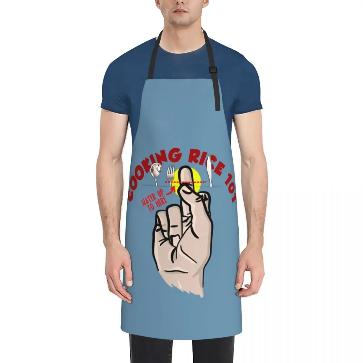 

COOKING RICE 101 Shirt Apron Art Salon home women Apron