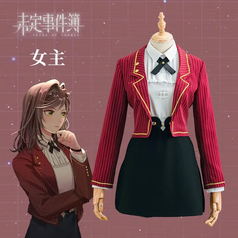 

Game Tears Of Themis Heroine Rose Cosplay Costume Lawyeress Working Uniform Female Activity Party Role Play Clothing