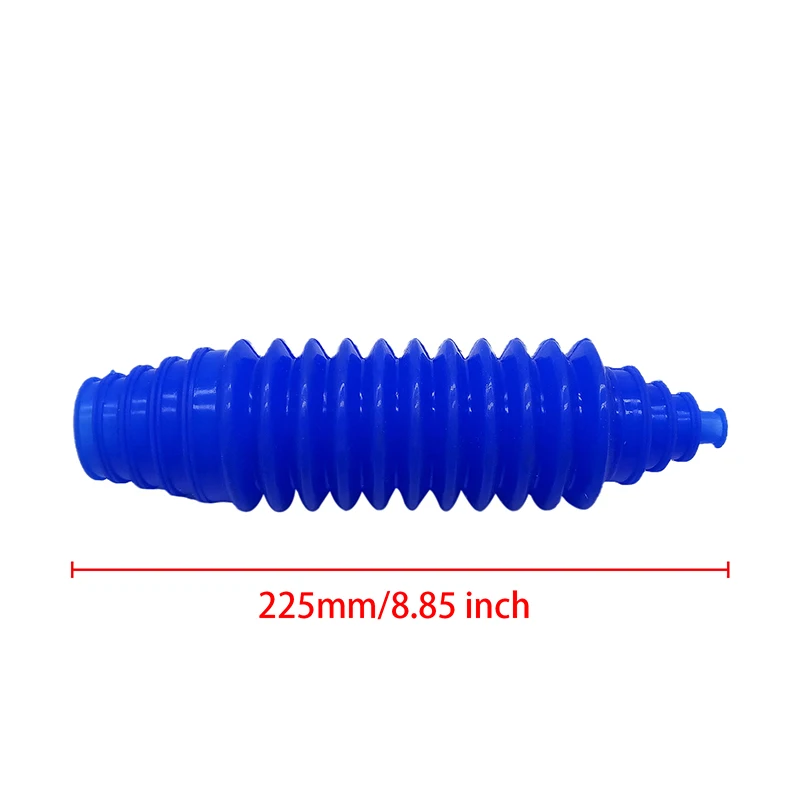 Universal Silikon Rack und Ritzel Lenkmanschette Ritzelmanschette Gamasche Kit Schwarz Blau – Detail 3