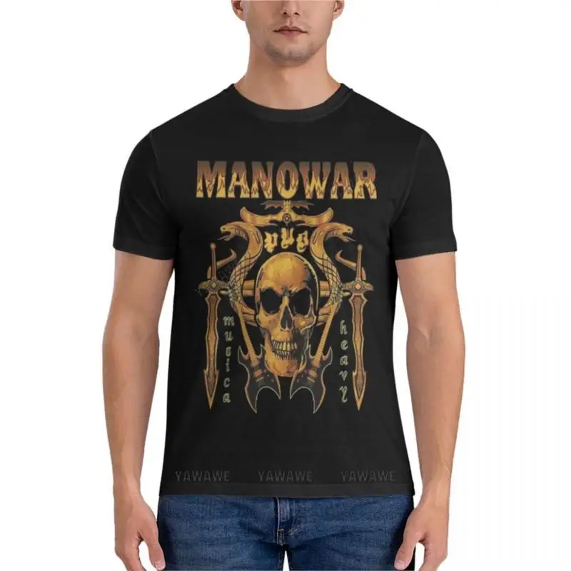 

men cotton tshirt Manowar Best Seller Classic T-Shirt heavy weight t shirts for men t shirts for men cotton man black t-shirt