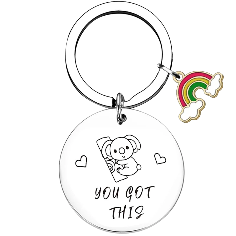 Koala Lover Key Chain Ring Koala Bear Gift keychains pendant Koala Encouraging Gift