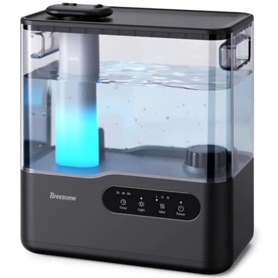 

5L Large Capacity Humidifier for Bedroom and Large Rooms with 36-Hour Top Fill Design Cool Mist Ultrasonic Technology Essential