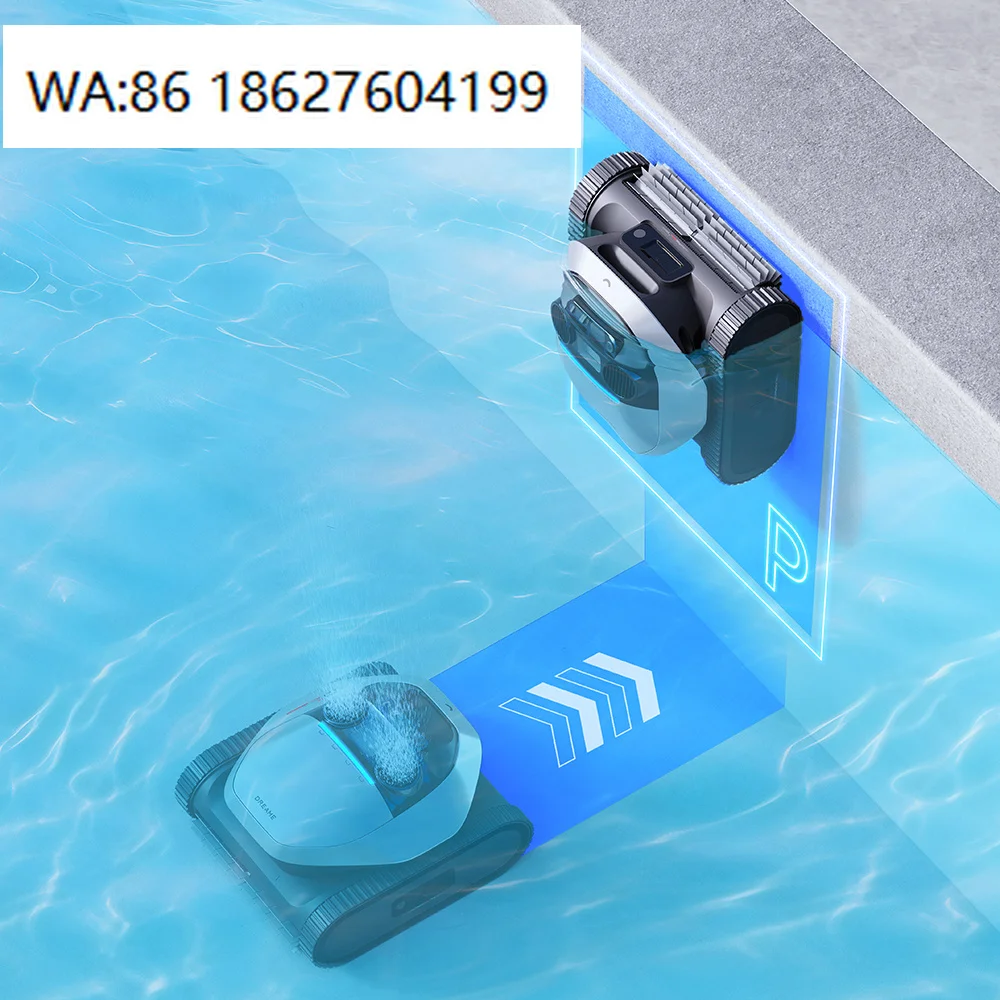For Automatic Pool Cleaner Intelligent Wireless High Precision Gyroscope Navigation Automatic Pool Robot for Efficient Cleaning.