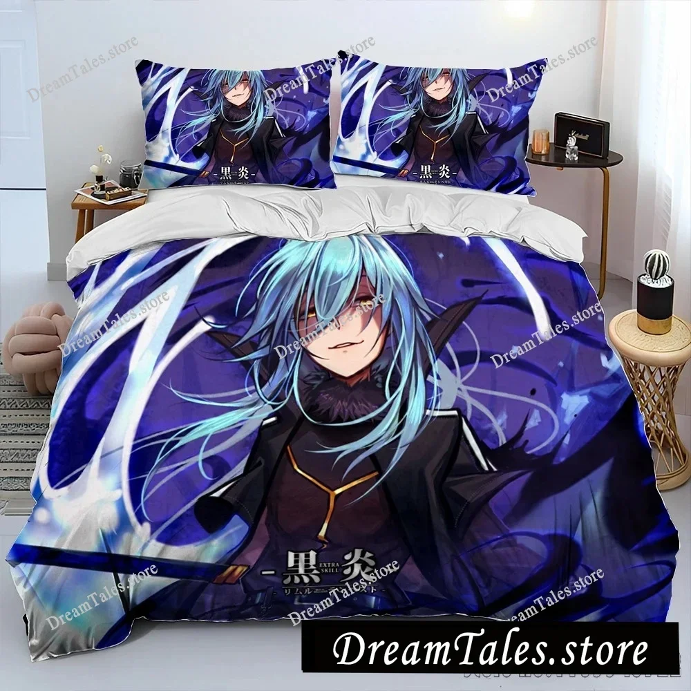 

I Got Reincarnated As A Slime Cartoon Poster Sheets Quilt Covers Bedding Dormitory Sheets Bedding Set Soft Warm Bedding Set369