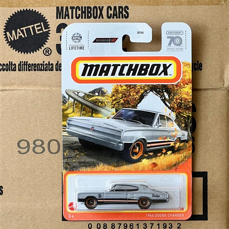 Matchbox-coche fundido a presión para niños, 1/64 vehículos, 70 aniversario, Ford Mustang, Nissan, juguetes para niños, regalo de cumpleaños