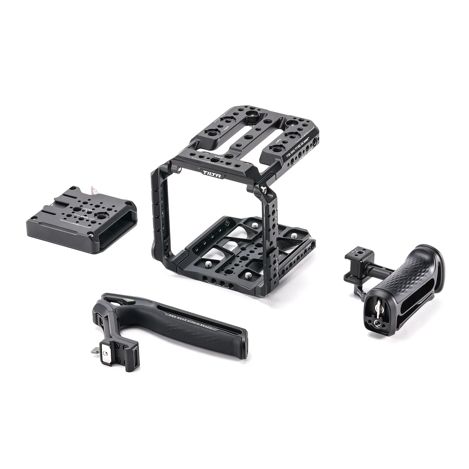 TILTA ES-T21-B Camera Cage voor Blackmagic PYXIS 6K/12K Pro Kit V Mount Volledige kooi Uitgebreide opname Zijpaneel V mount Accessoire