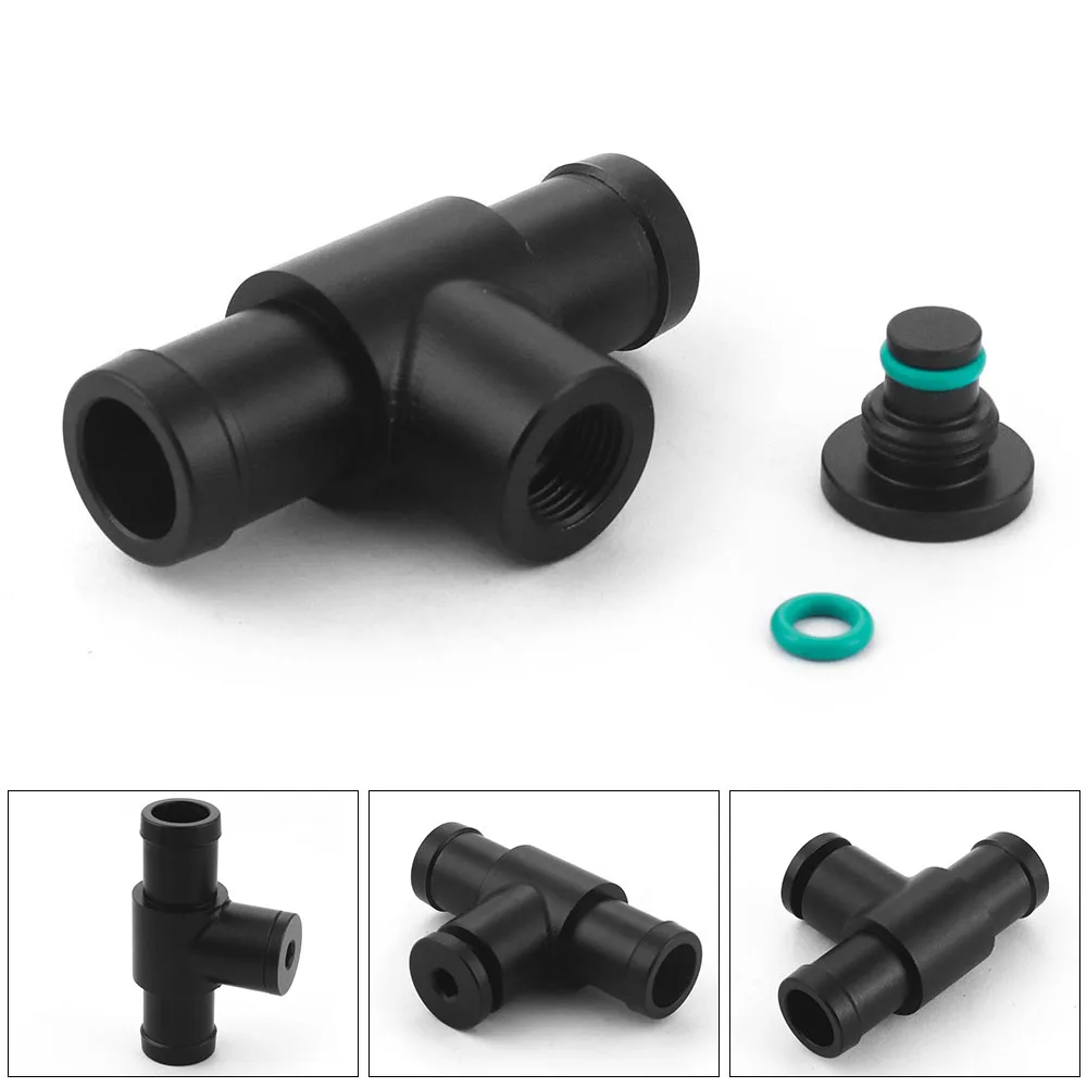 Upgraded Aluminum Coolant Bleeder Port Heater Hose Connector for Nissan 350Z (03-08) Infiniti Q45 (03-07) G35 (03-10) 92500-AR00