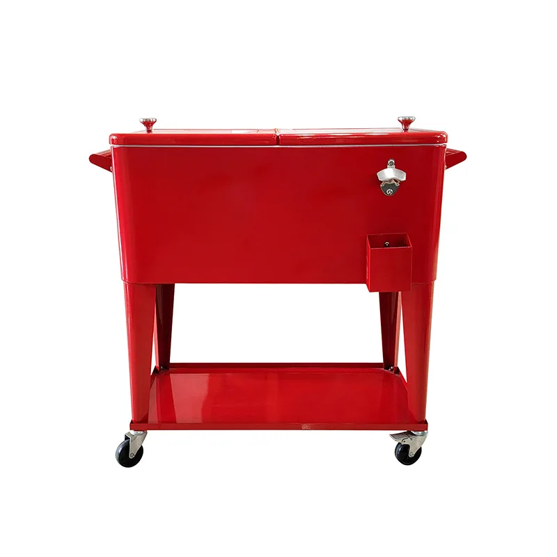 

80QT/75L outdoor metal incubator cart camping car incubator