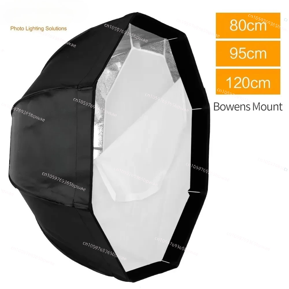 80Cm 95cm 120cm Portable Octagonal Umbrella Softbox with Interface for SL-150W SK300 SK400 Flash