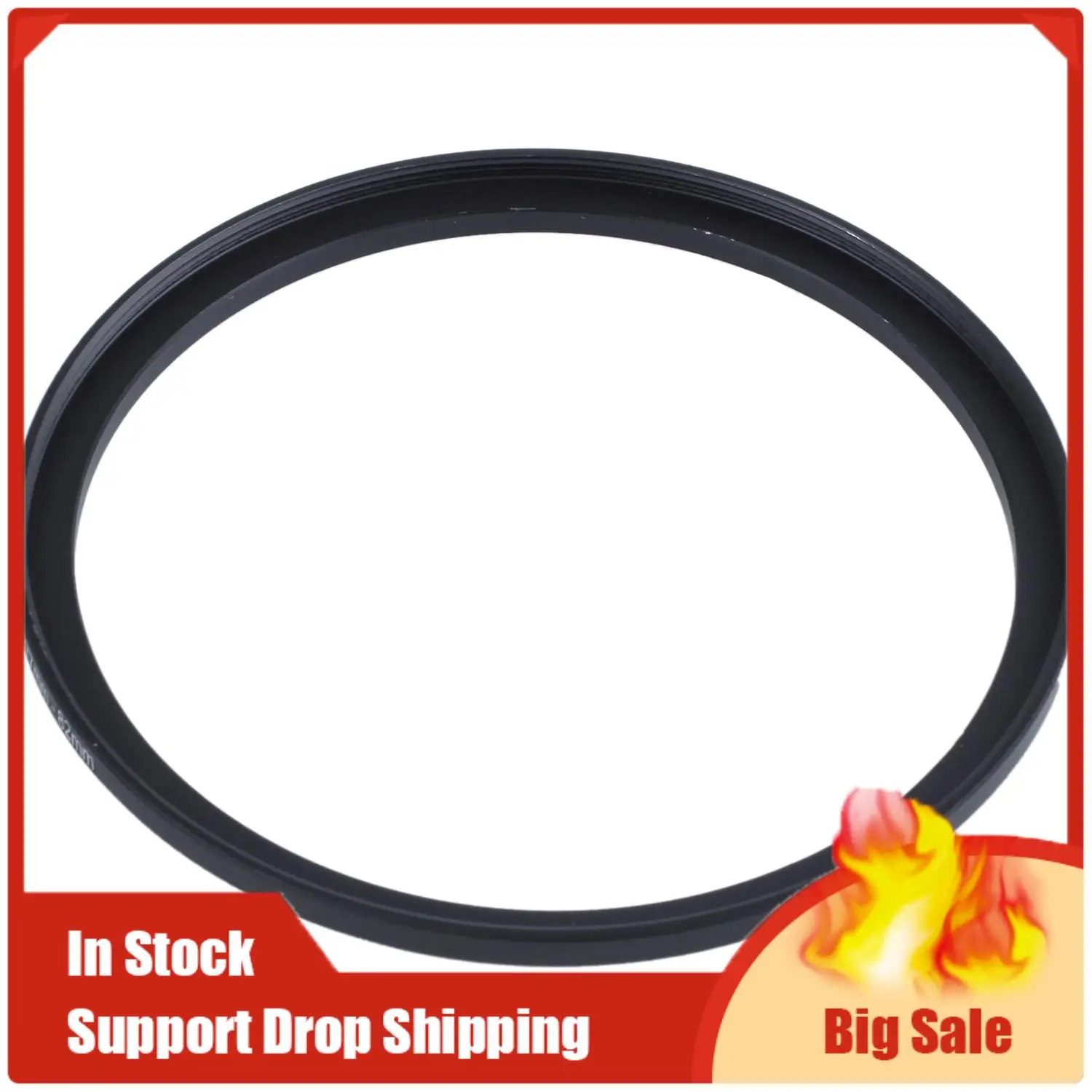 أفضل العروض 2 قطعة محول حلقة مرشح خطوة لعدسة الكاميرا، 58 مم إلى 82 مم و77 مم إلى 82 مم