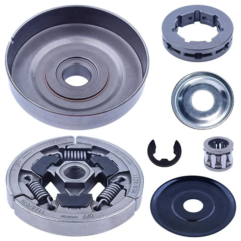 2Pcs 3/8 Clutch Drum Rim Sprocket Needle Bearing Kit For Stihl 044 046 MS440 MS460 MS461 MS441 MS361 MS362 MS362C