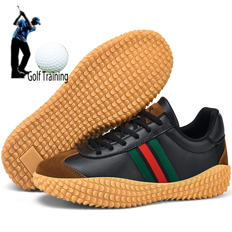 

New Men's and Women's Golf Sneakers Soft, Breathable, Anti Slip Couple Golf Training Shoes Casual Outdoor Sports Hiking Shoes